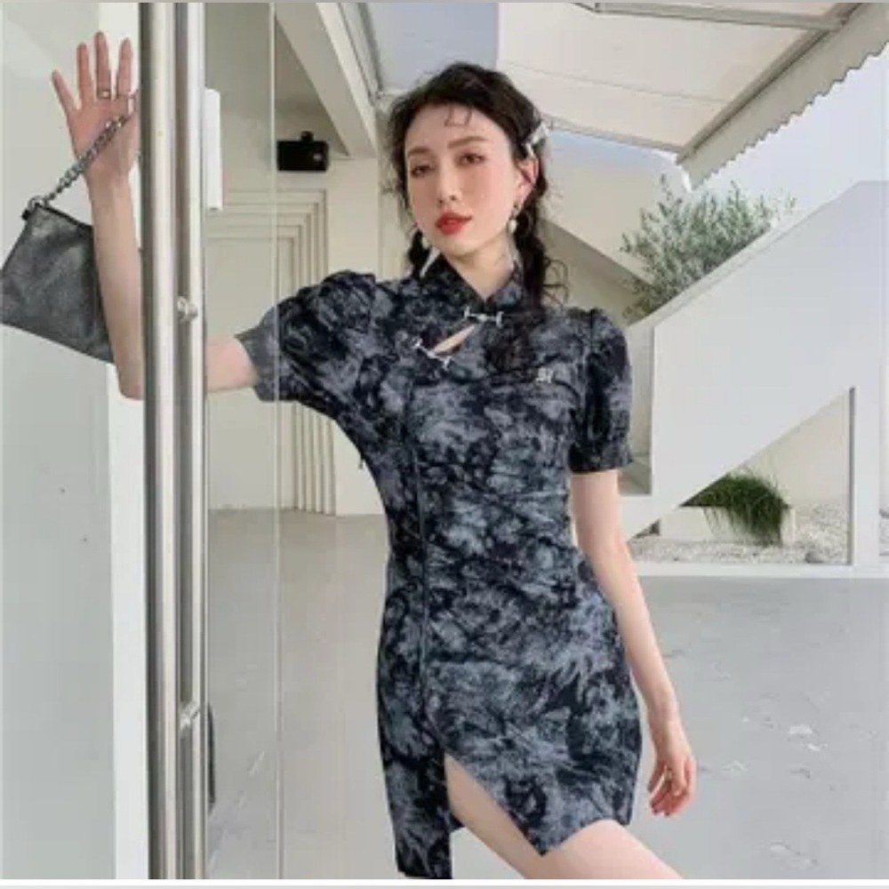 NEW Macro Light Gothic Asian Mini Dress Juniors 5